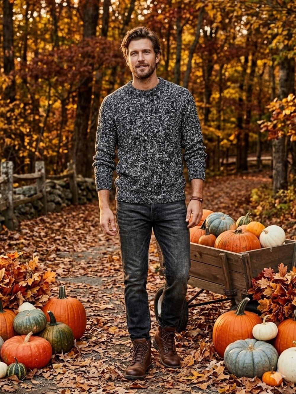 Van Heusen Mens Charcoal Gray Sweater Size Med